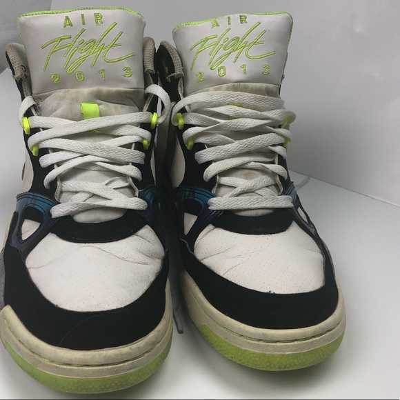 Nike Flight 13 White Mens US 9.5 - Picture 2 of 8